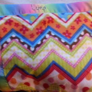 Custom Name Embroidered Fleece Blanket