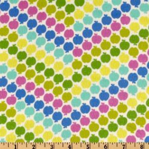 Baby Girl Rainbow Apples Fitted Crib Sheet