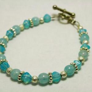 Clearance Blue And Silver Bracelet