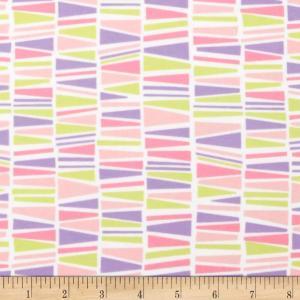 Various Colors Triangle Print Flannel Fitted Crib..