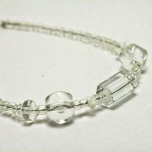 Clearance Clear Glass Bracelet