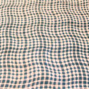 Clearance Blue Wavy Print Fitted Crib Sheet
