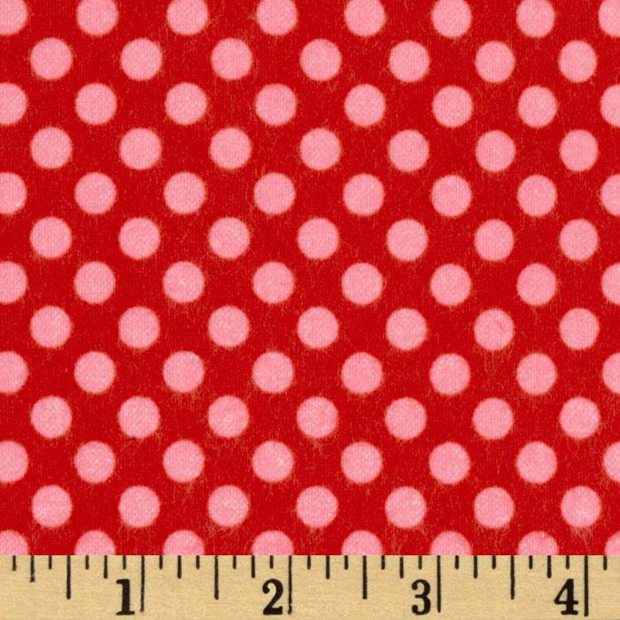 Baby Flannel Polka Dot Print Fitted Crib Sheet Various Colors