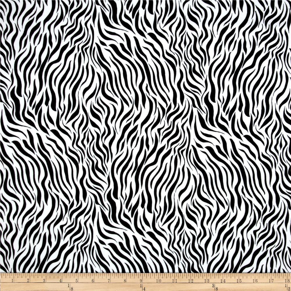 Baby Zebra Print Flannel Fitted Crib Sheet Various Colors