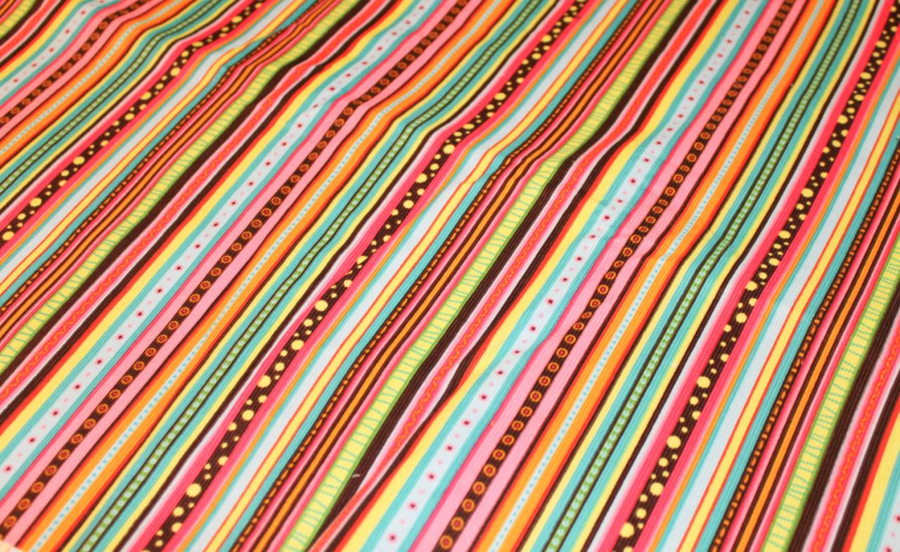 Clearance Baby Girl Rainbow Stripes Corduroy Fitted Crib Sheet